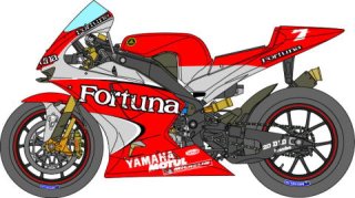 1/12 YZR M1 GAULOISES & Cheka test set Decal - museumcollection