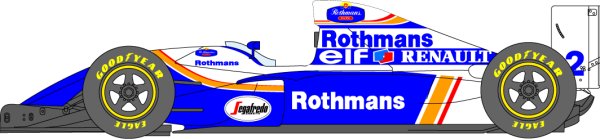 Photo1: 1/20 Williams FW16&16B Decal (1)