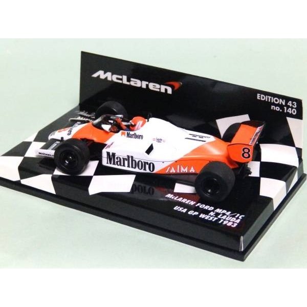 1/43 McLaren MP4/1C Tobacco Decal