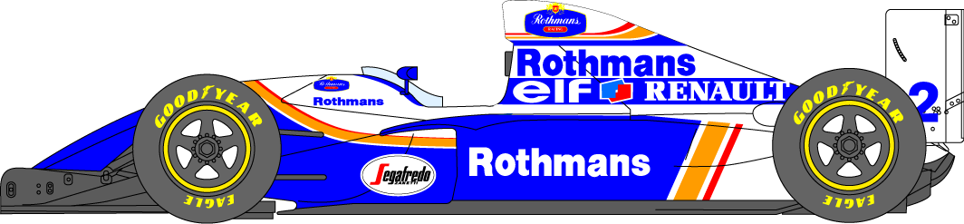 1/20 Williams FW16&16B Decal